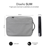 Funda para portátil Subblim SUB-LS-2AS0001 13,3"–14" Gris - vista 4