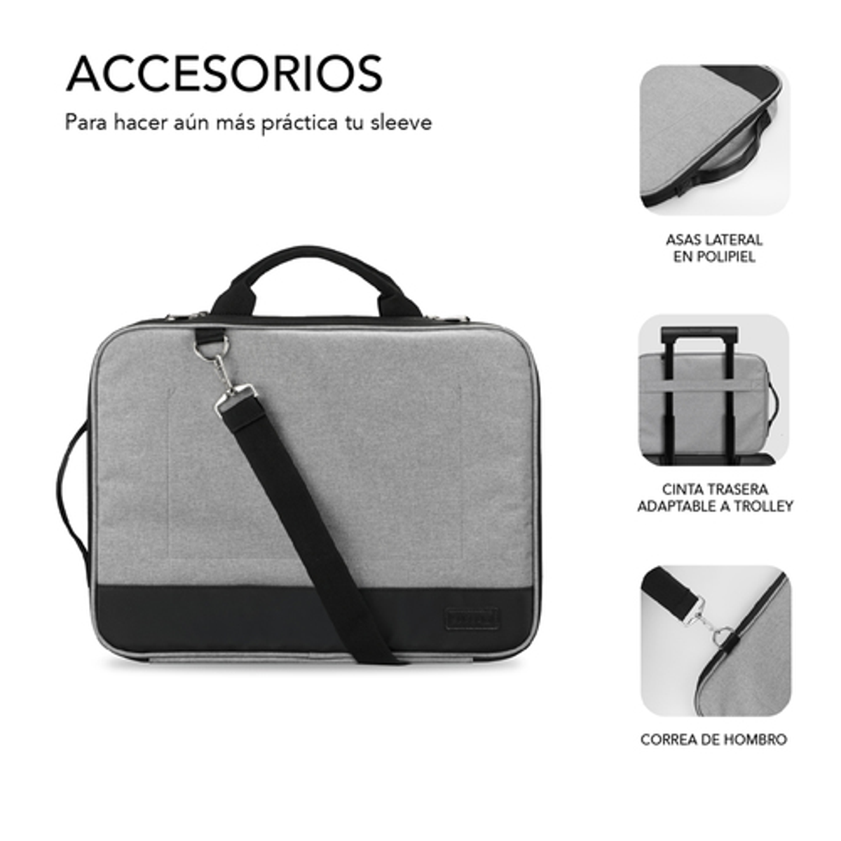 Funda para portátil Subblim SUB-LS-2AS0001 13,3"–14" Gris - vista 6