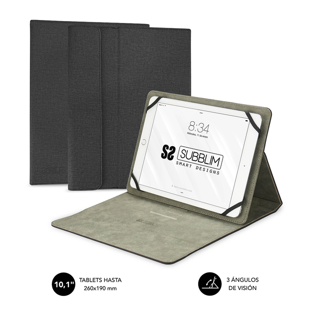 Funda para tablet Subblim SUB-CUT-1CT001 10,1" Negro