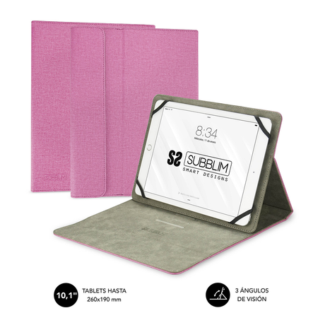 Funda para tablet Subblim SUB-CUT-1CT003 10,1" Rosa