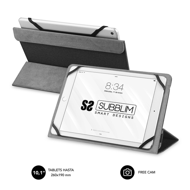 Funda para tablet Subblim SUB-CUT-2FC001 10,1" Negro
