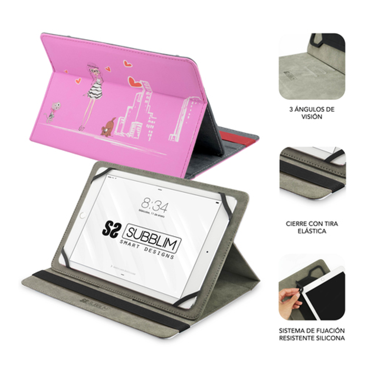 Funda para tablet Subblim SUB-CUT-4TC004 10,1" Multicolor - vista 2