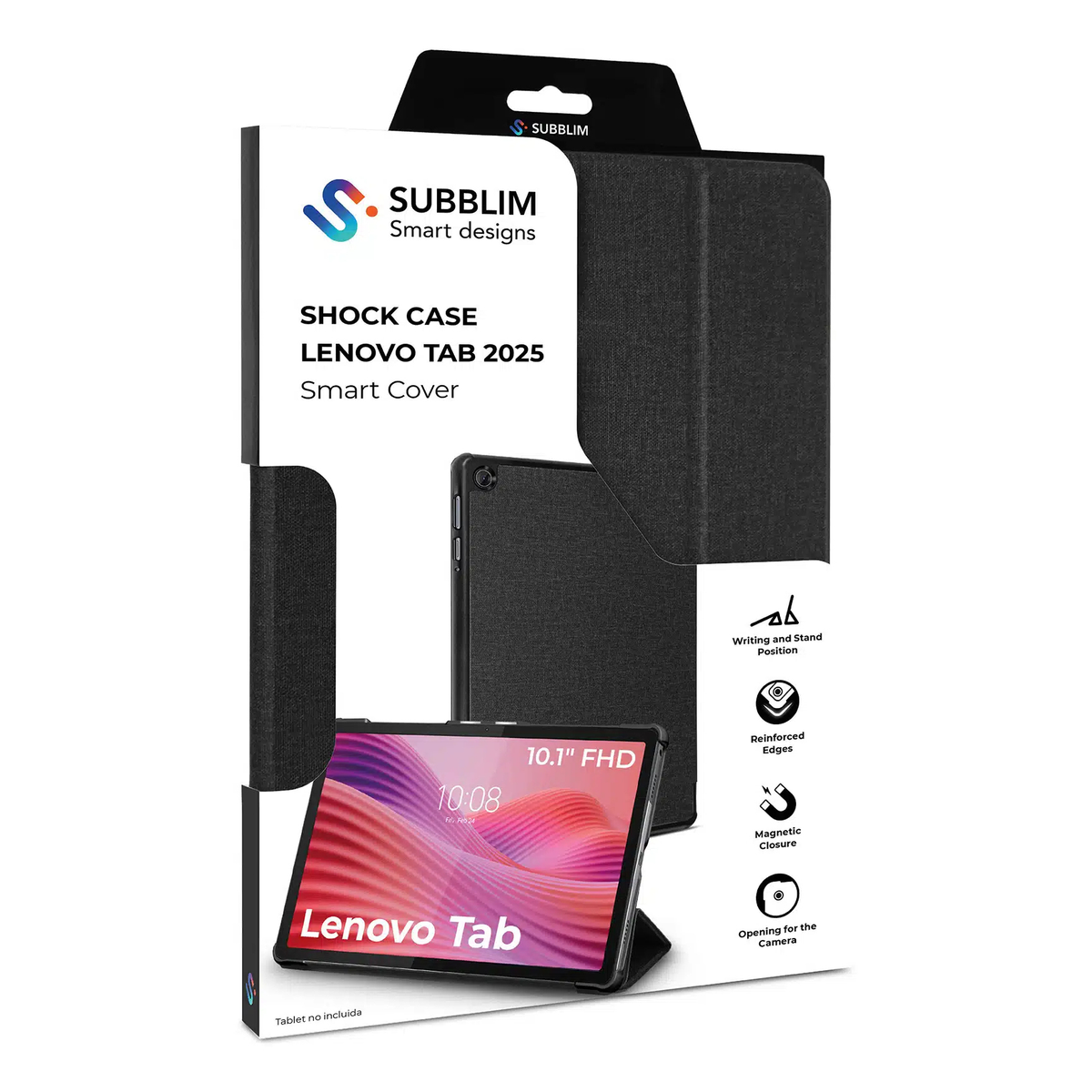 Funda para tablet Subblim SUBCST-5SC140 10,1" Negro