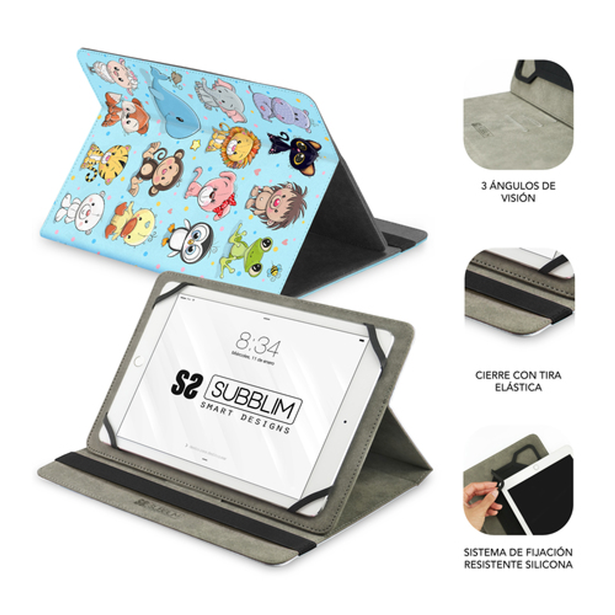 Funda para tablet Subblim SUBCUT-4TC015 11" Multicolor - vista 3