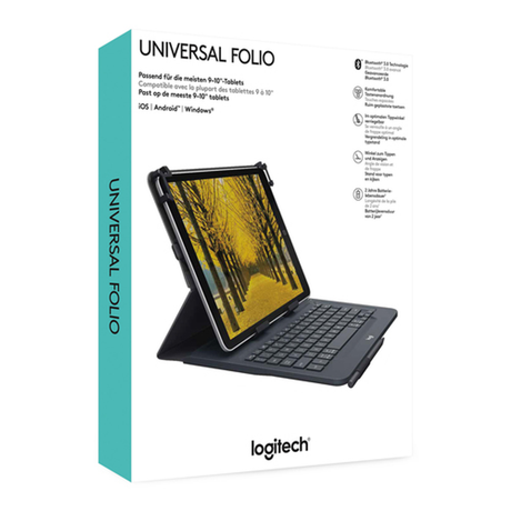 Funda con teclado Logitech 920-008336 Negro - vista 7