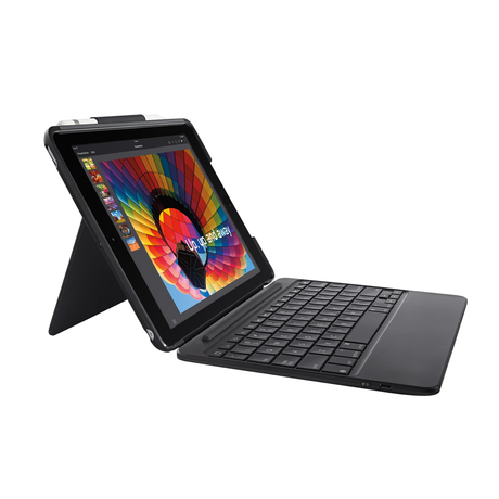 Funda con teclado Logitech 920-009041 9,7" Gris