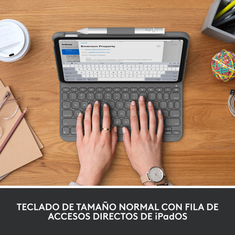 Funda con teclado Logitech 920-011426 Gris - vista 2