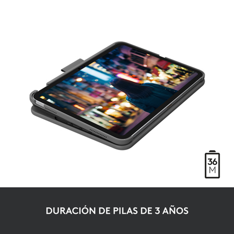 Funda con teclado Logitech 920-011426 Gris - vista 3