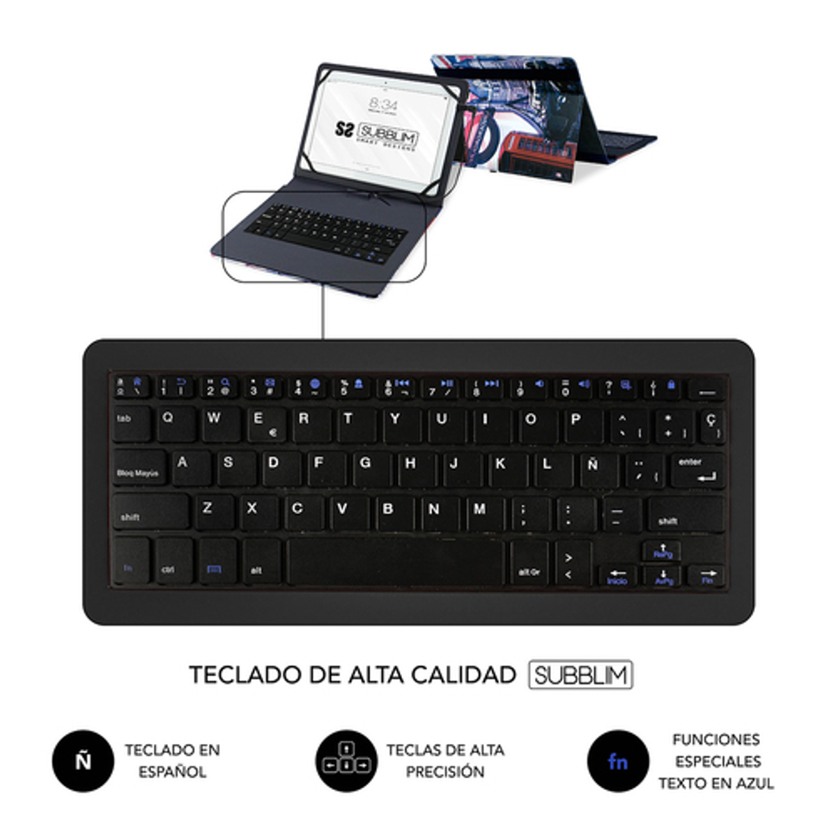Funda con teclado Subblim SUB-KT1-USB050 10,1" - vista 4
