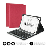 Funda con teclado Subblim SUB-KT2-BT0003 10,1" Rojo