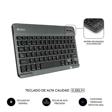 Funda con teclado Subblim SUB-KT2-BT0003 10,1" Rojo - vista 5