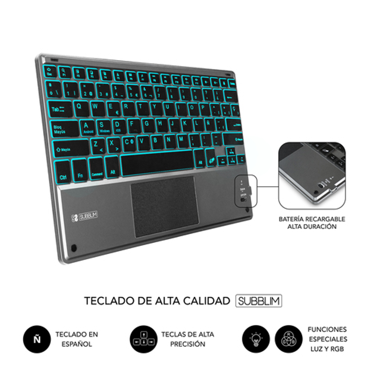 Funda con teclado Subblim SUBKT4-BTPI03 - vista 7