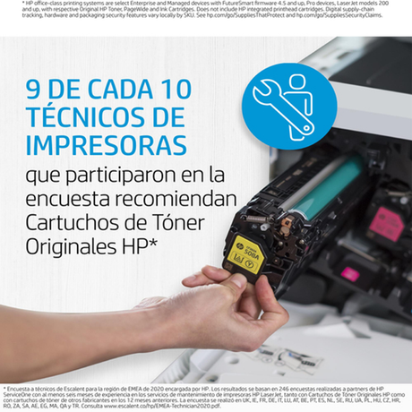 Fusor HP Q3984A Original Tricolor - vista 5