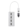 Hub TNB HUBUSB4ALU gris