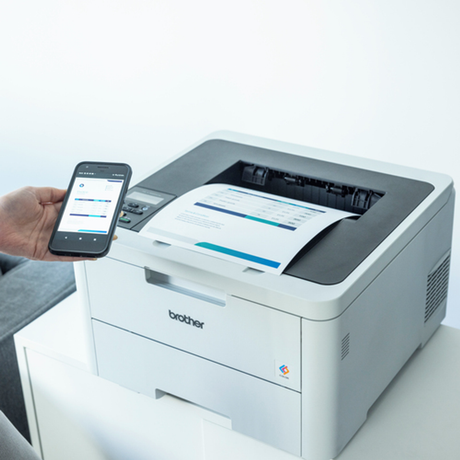 Impresora Brother HLL3220CWE LED Color - vista 3