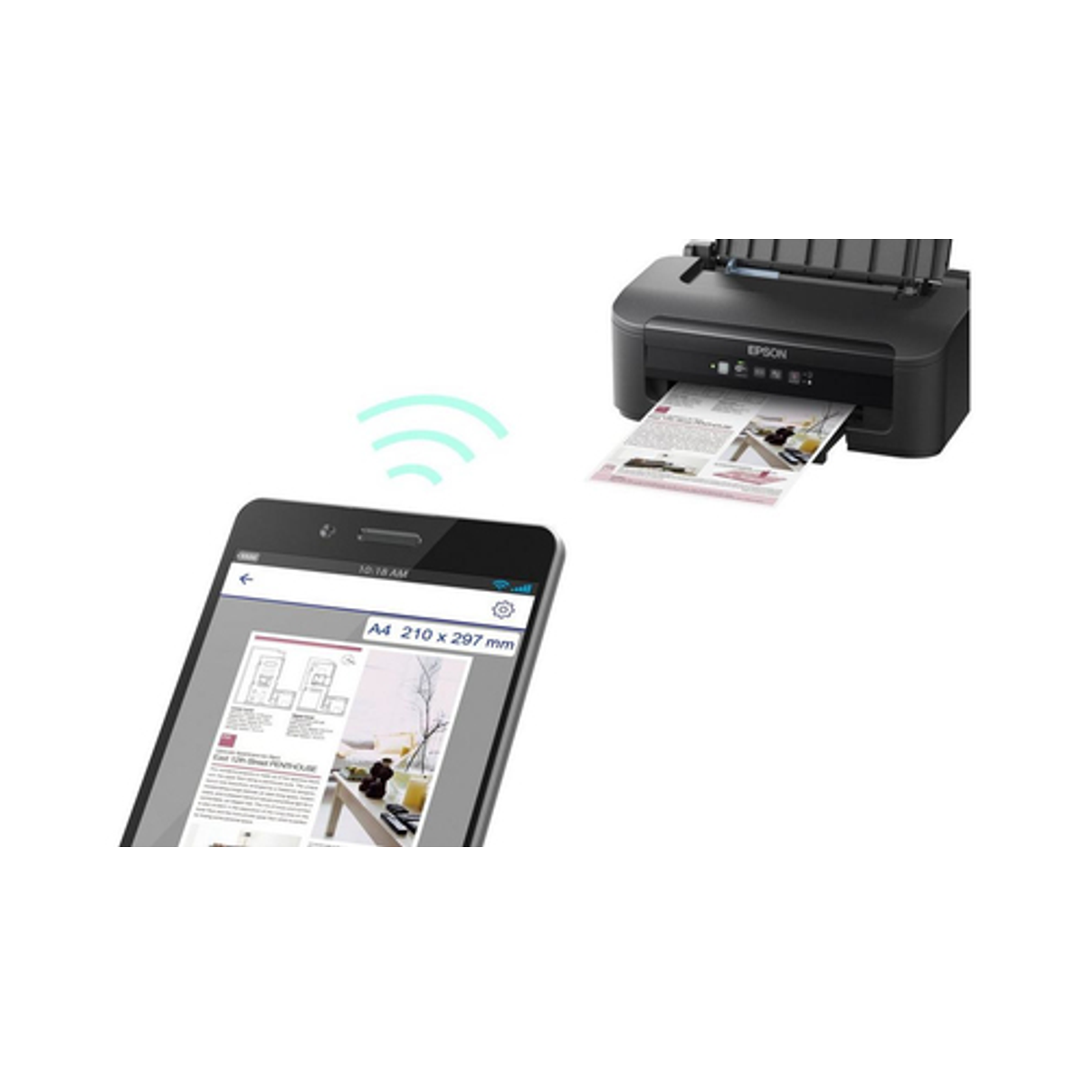Impresora Epson WorkForce WF-2110W Inyección de tinta Color - vista 6