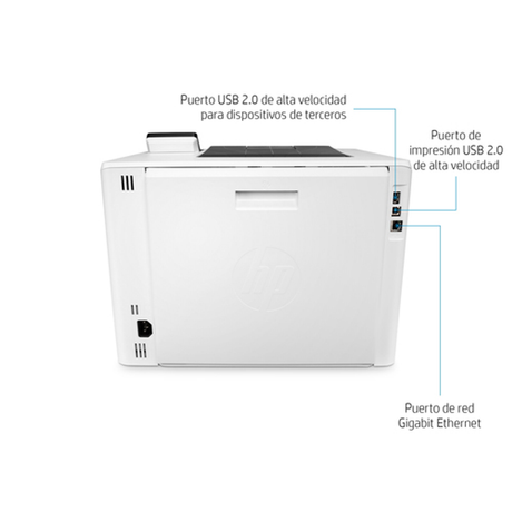 Impresora HP LaserJet Enterprise M455dn Color - vista 19