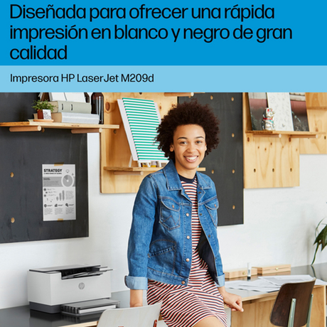Impresora HP LaserJet M209d Monocromo - vista 13