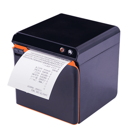 Impresora TPV OQO térmica frontal USB/Ethernet Negra corte 80 mm OQO-IT087-UE