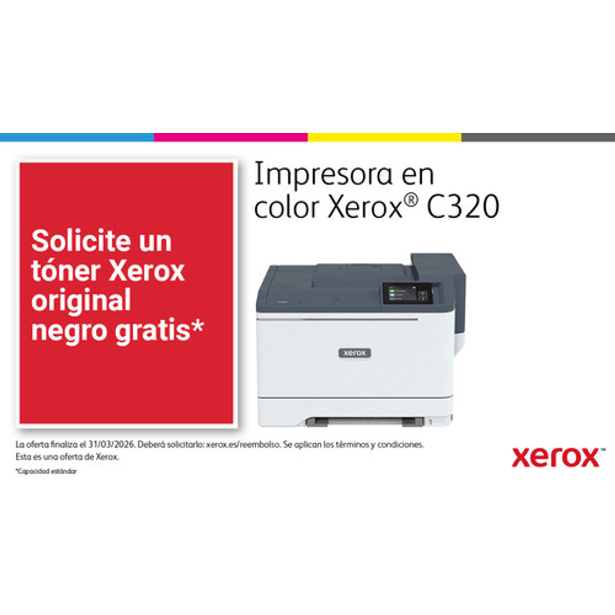 Impresora Xerox C320 Láser Color - vista 2