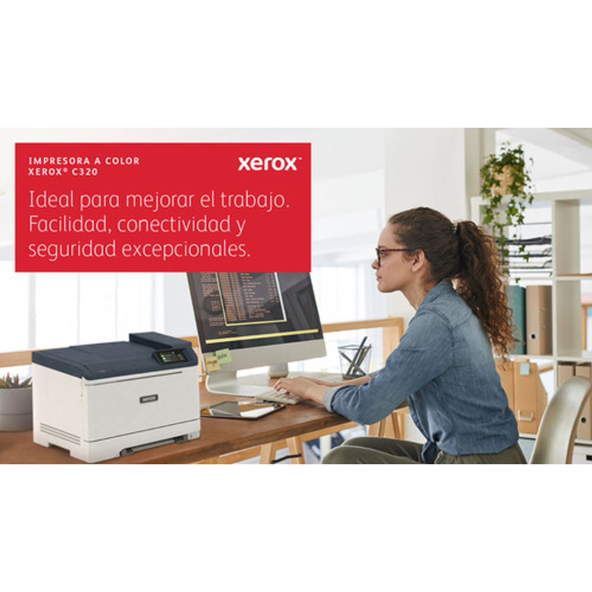 Impresora Xerox C320 Láser Color - vista 8