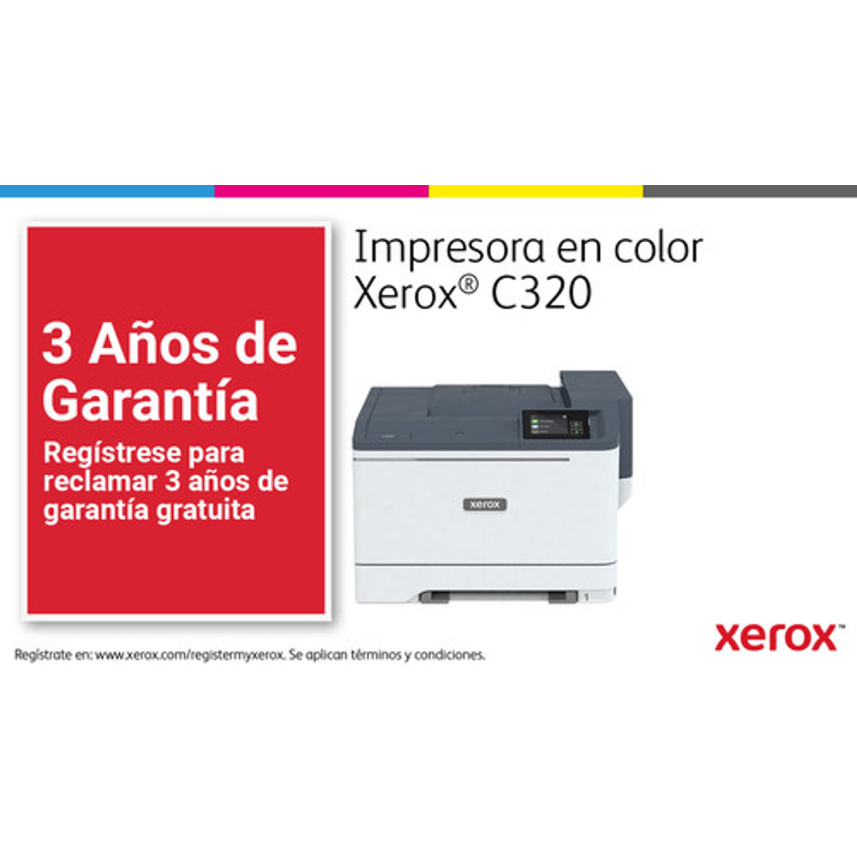 Impresora Xerox C320 Láser Color - vista 9