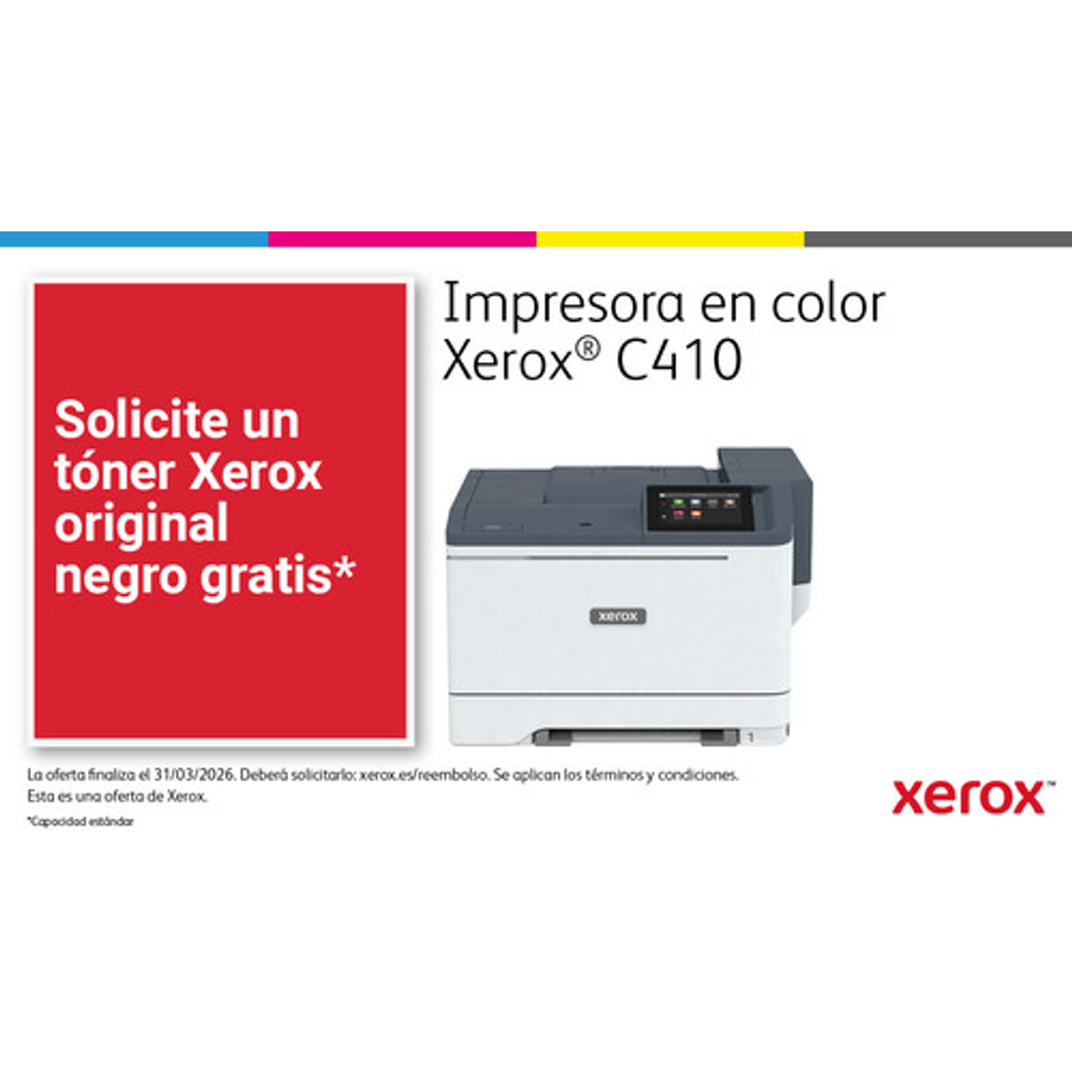 Impresora Xerox C410 Láser Color - vista 2