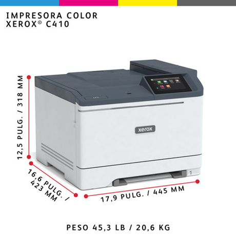 Impresora Xerox C410 Láser Color - vista 7