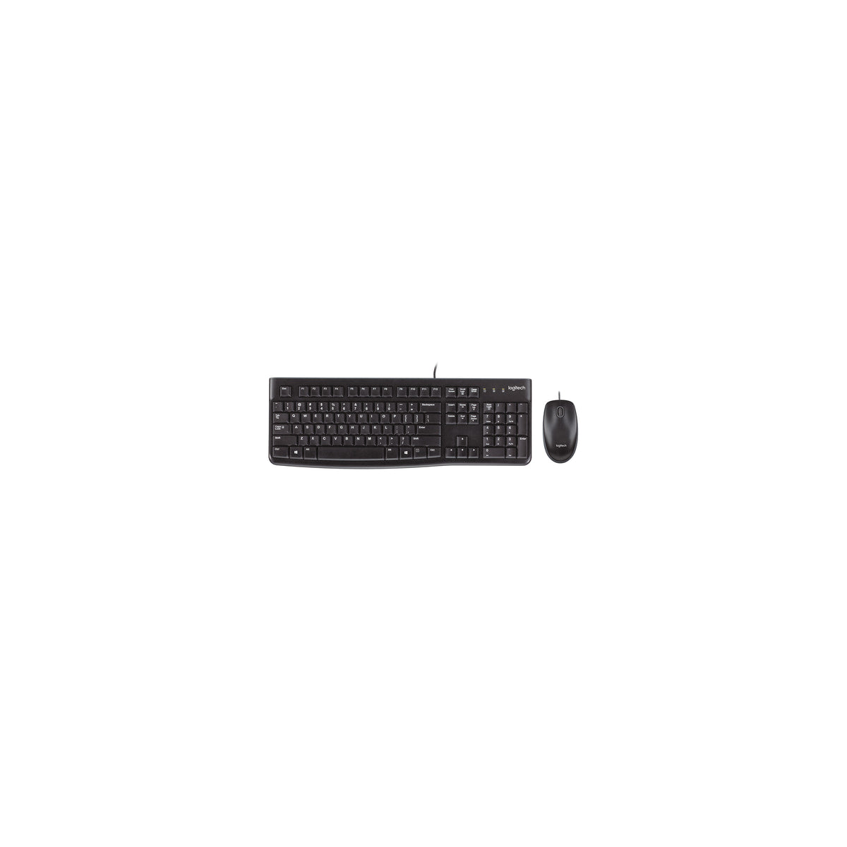Kit teclado y ratón Logitech MK120 USB español negro, vista principal