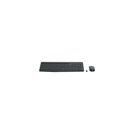 Kit teclado y ratón Logitech MK235 inalámbrico español gris, vista principal