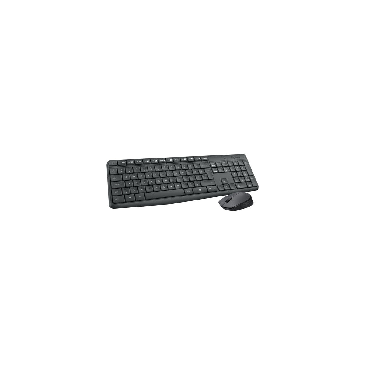 Kit teclado y ratón Logitech MK235 inalámbrico español gris, vista 3