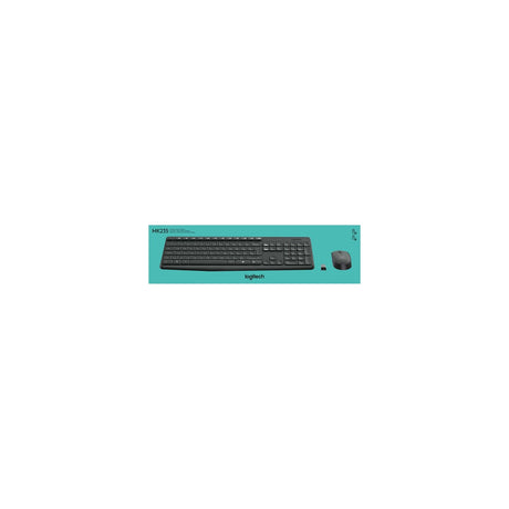 Kit teclado y ratón Logitech MK235 inalámbrico español gris, vista 7