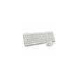 Kit teclado y ratón Logitech MK250 inalámbrico español blanco roto, vista principal