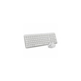 Kit teclado y ratón Logitech MK250 inalámbrico español blanco roto, vista principal