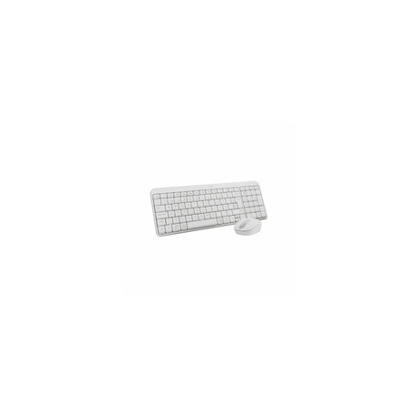 Kit teclado y ratón Logitech MK250 inalámbrico español blanco roto, vista 2