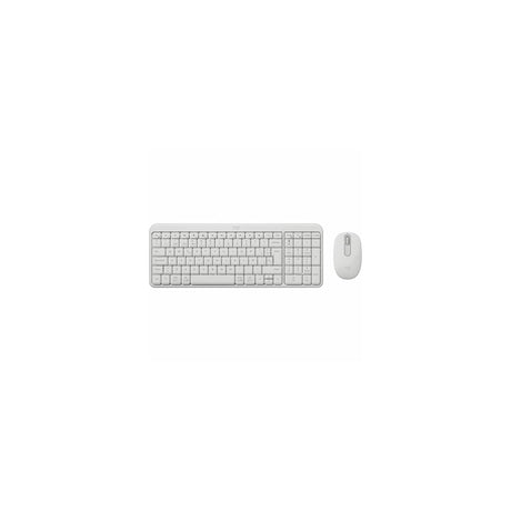 Kit teclado y ratón Logitech MK250 inalámbrico español blanco roto, vista 3