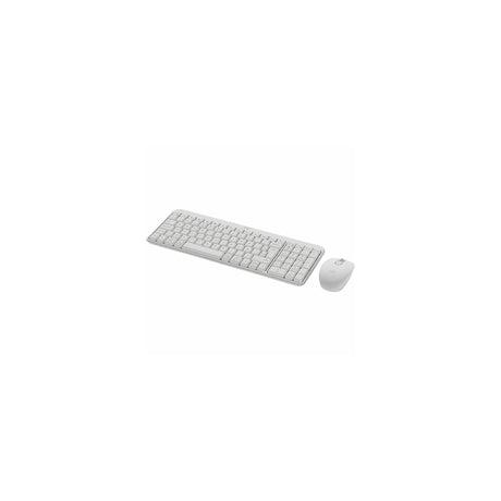 Kit teclado y ratón Logitech MK250 inalámbrico español blanco roto, vista 5
