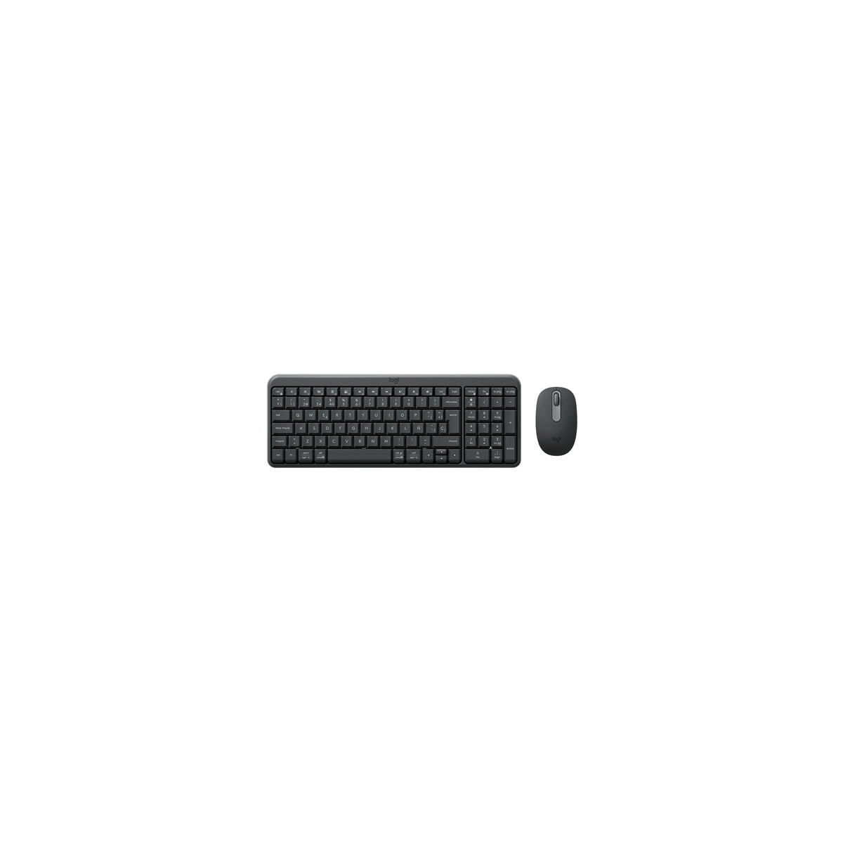 Kit teclado y ratón Logitech MK250 inalámbrico español grafito, vista principal