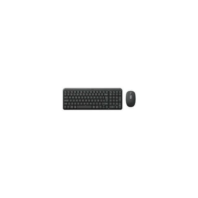 Kit teclado y ratón Logitech MK250 inalámbrico español grafito, vista principal