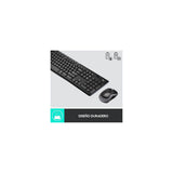 Kit teclado y ratón Logitech MK270 inalámbrico español negro, vista 4