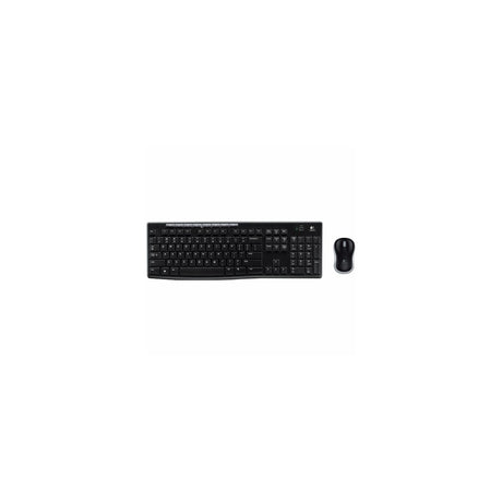 Kit teclado y ratón Logitech MK270 inalámbrico italiano negro, vista principal
