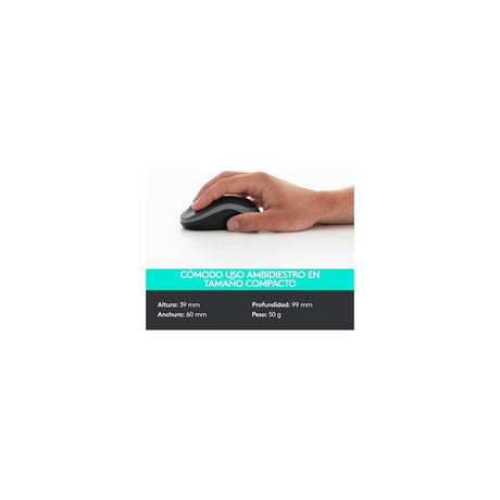 Kit teclado y ratón Logitech MK330 inalámbrico español negro, vista principal