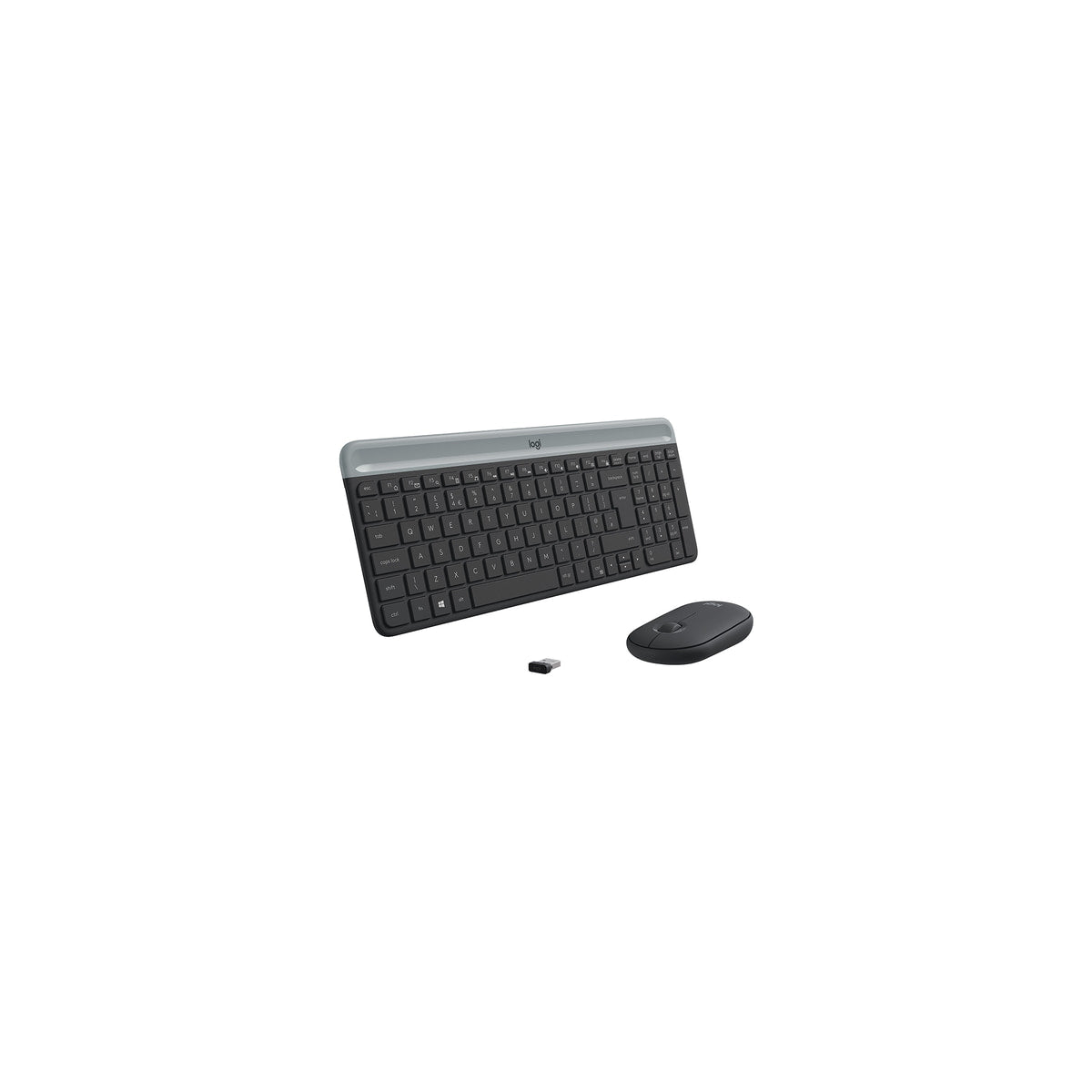 Kit teclado y ratón Logitech MK470 inalámbrico español grafito, vista 2