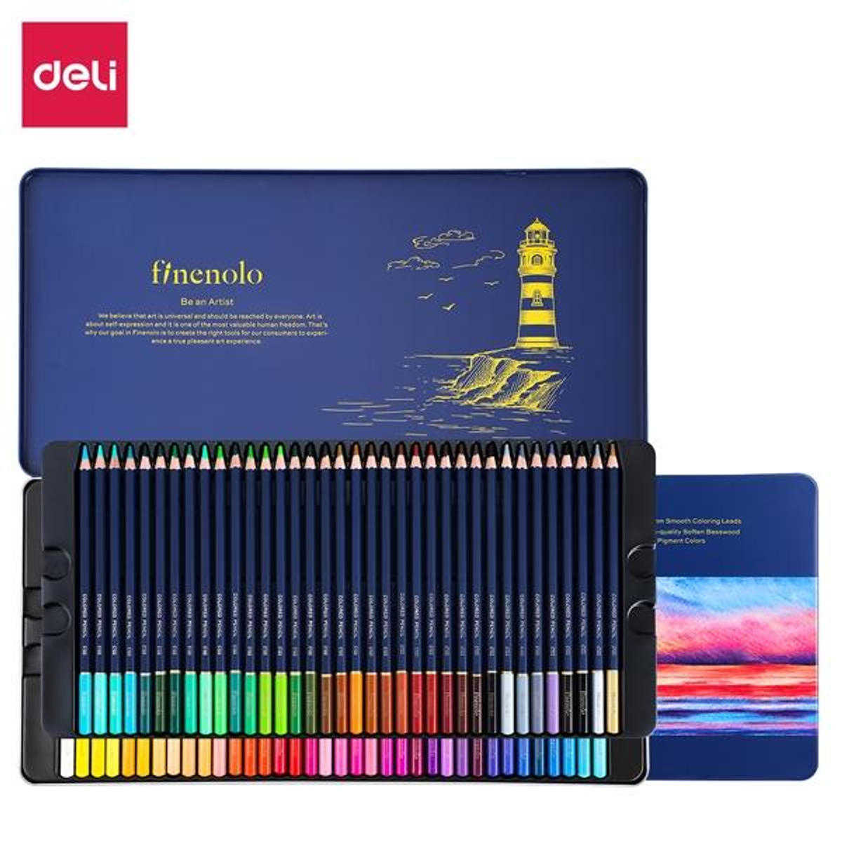 Lápiz Deli C.72 Lápices Finenolo Colores Surtidos