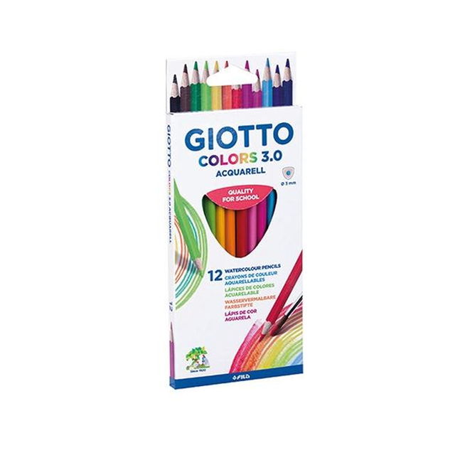 Lápiz Giotto C.12 Lápices Acuarelables Colors Aquarell Colores Surtidos
