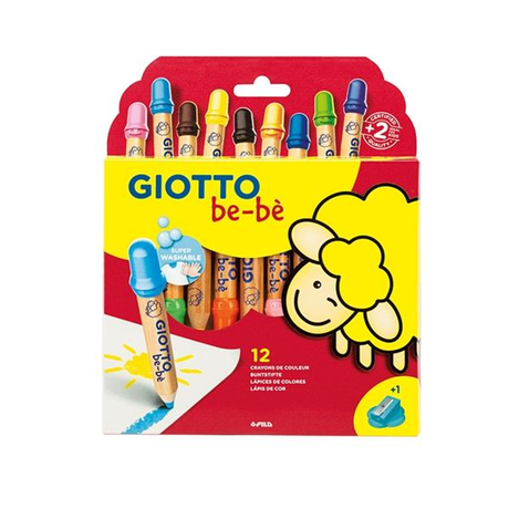 Lápiz Giotto Estuche 12 Lápices Be-be Colores Surtidos