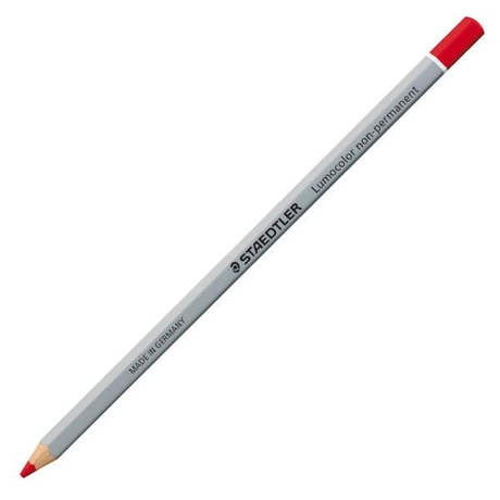 Lápiz Staedtler Lumocolor Non-permanent Soluble al Agua Rojo