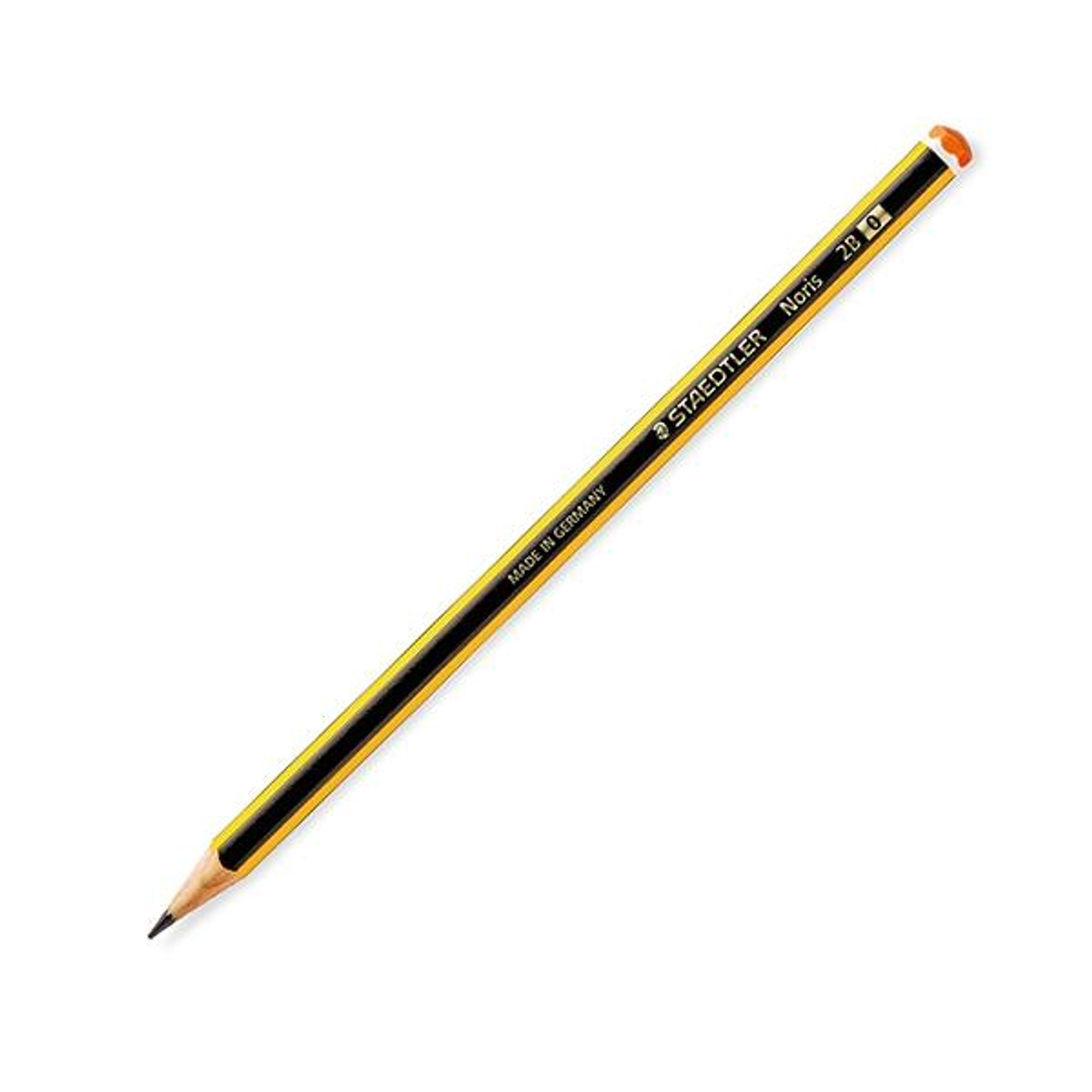 Lápiz Staedtler Grafito Noris Hexagonal 2B n.0