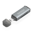 Lector de tarjetas de memoria Aisens USB-C (ASCR-2C10-GR)