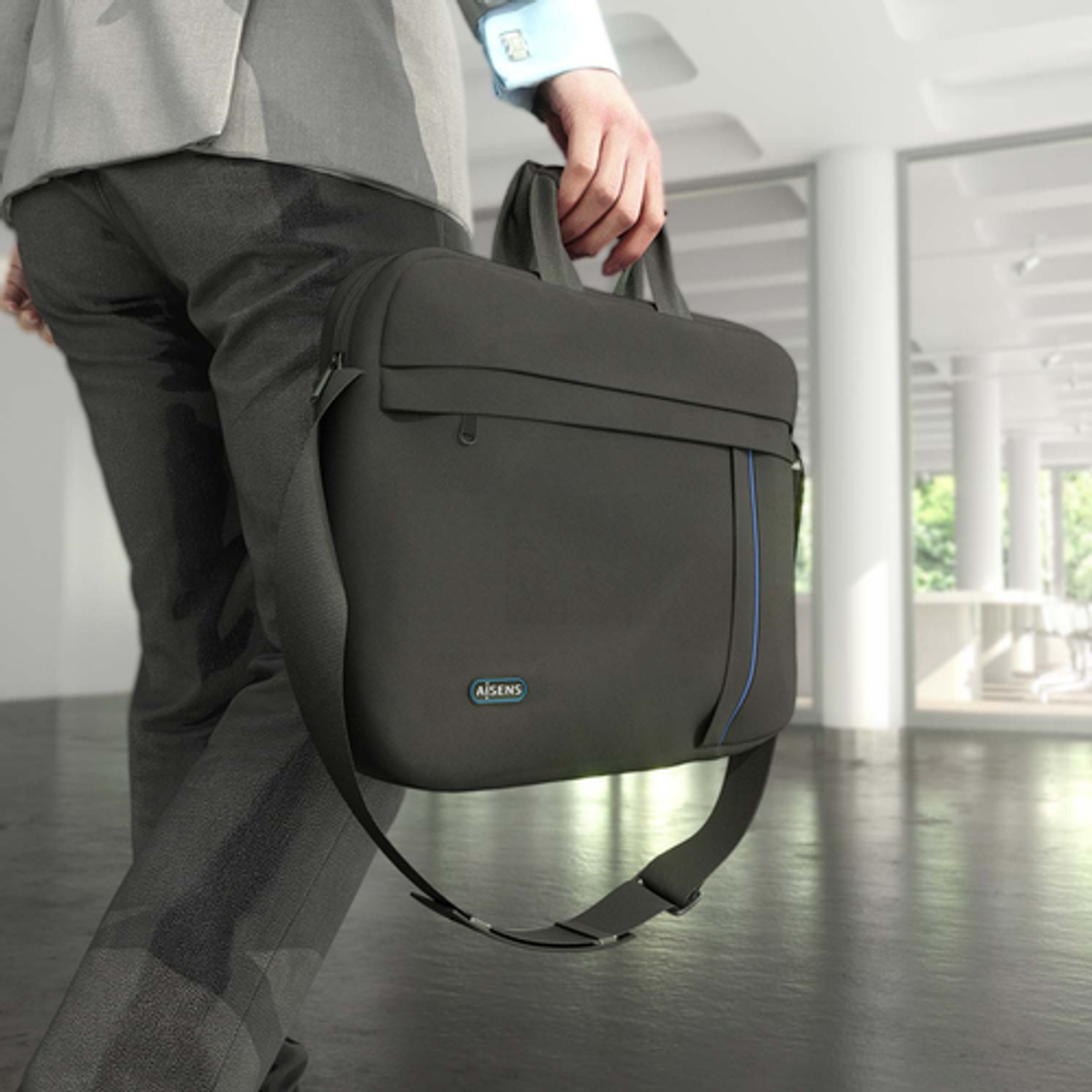Maletín para portátil AISENS ASBG-BC020-BK 15,6" Negro - vista 6